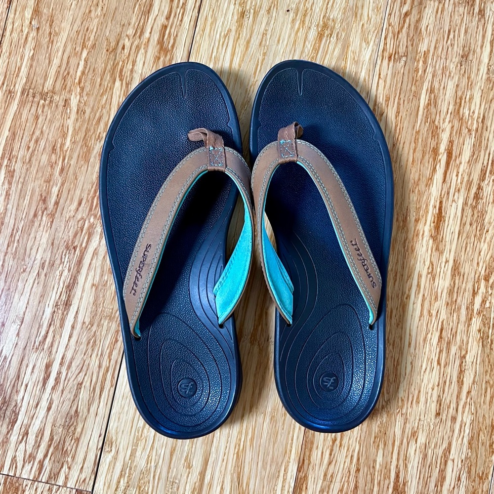 Comfiest Superfeet Outside Flip Flops 🩴 EUC